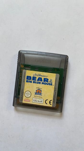 bear big blue house  Game boy