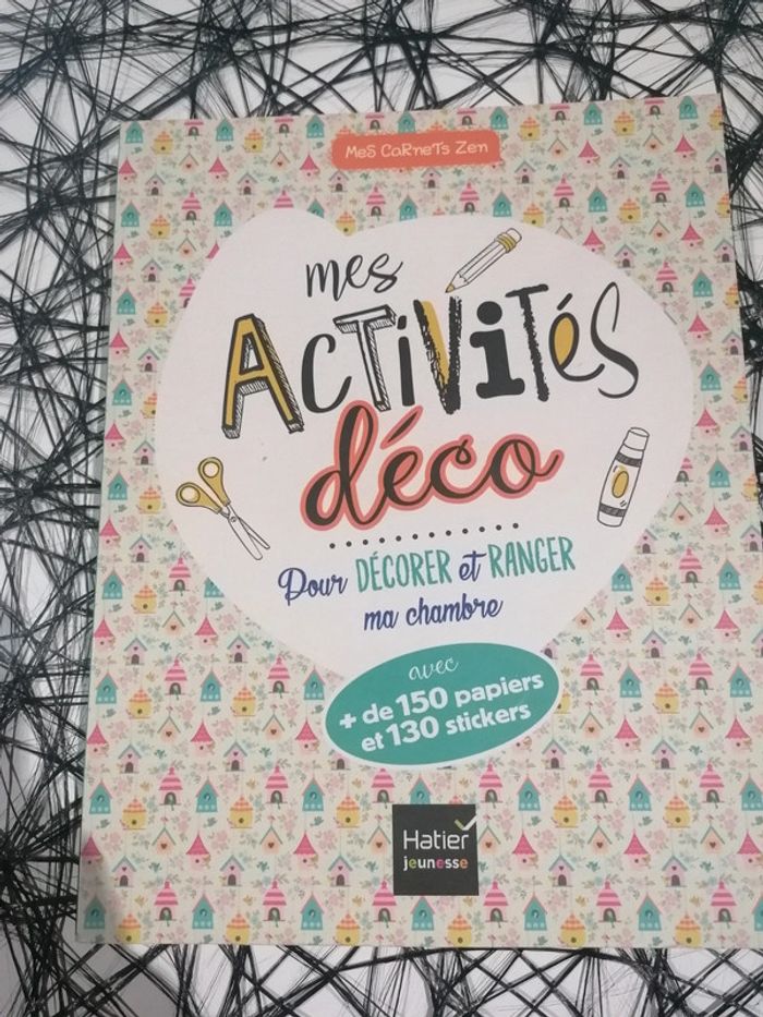 Livre mes activités déco pour décorer et ranger 📗