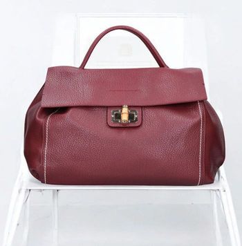 Sac à main bordeaux