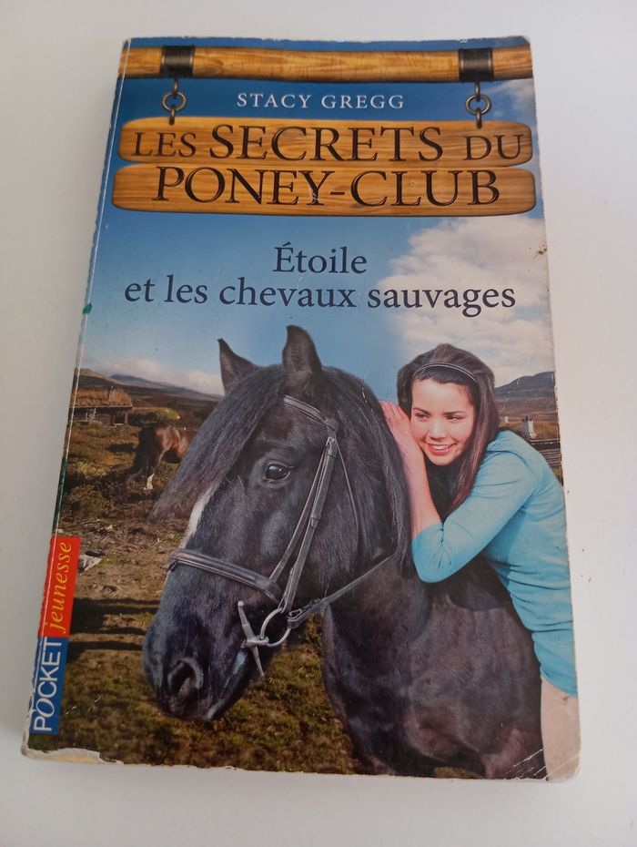 Livre les secrets du poney club étoiles et les chevaux sauvages
