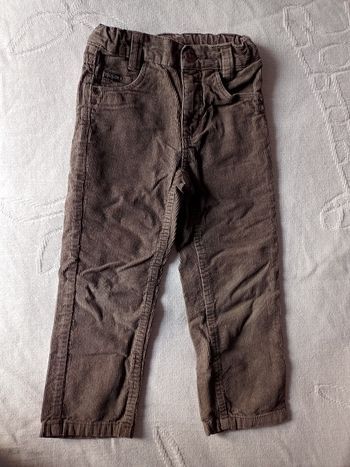 Pantalon velours marron garçon 4 ans NKY
