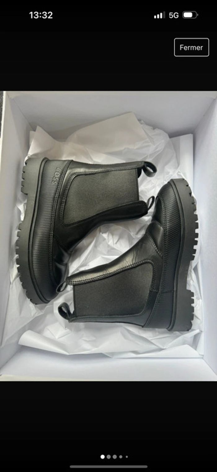 Bottine en cuir Hugo boss