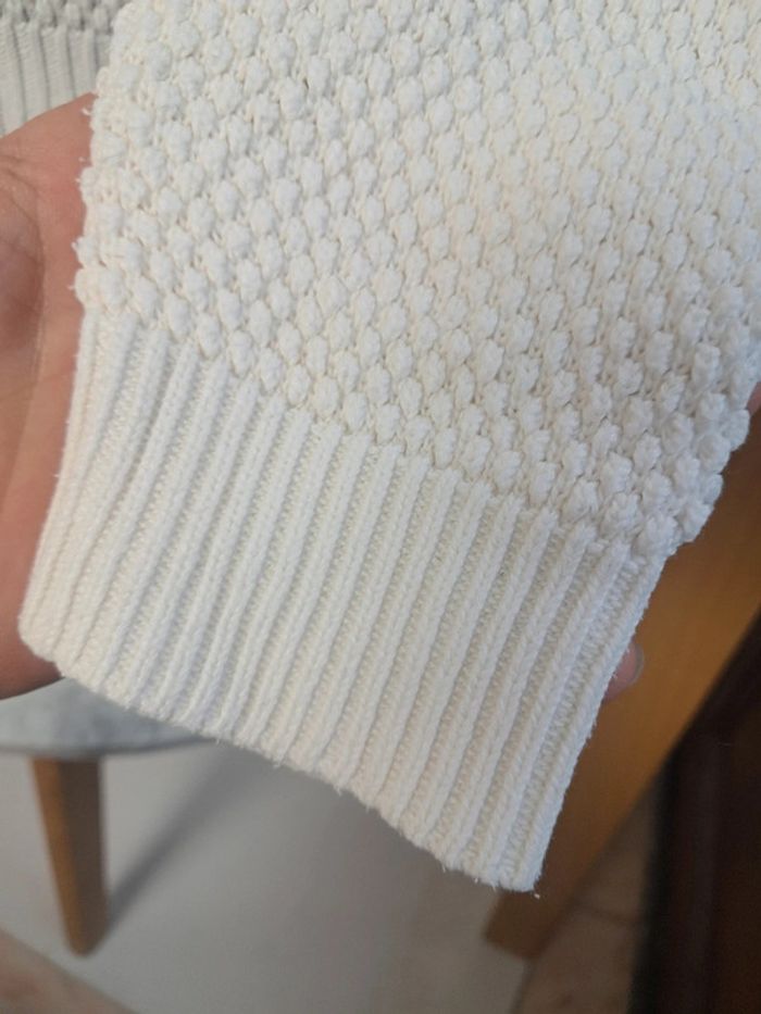 Vila pull blanc T.36/38 en tbe - photo numéro 6