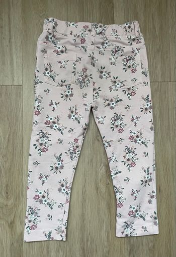 Pantalon Mots d’enfants rose fleuri 24 mois 