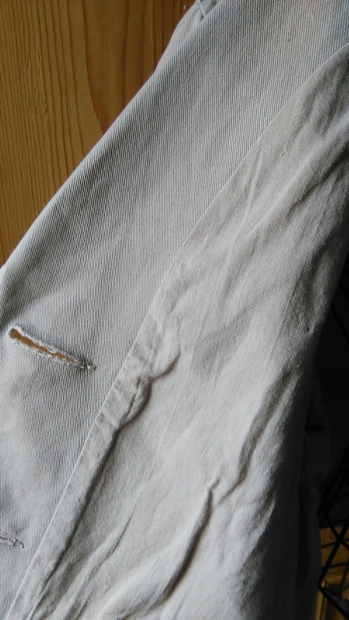 Veste jean gris manche 3/4 Jennyfer - photo numéro 7