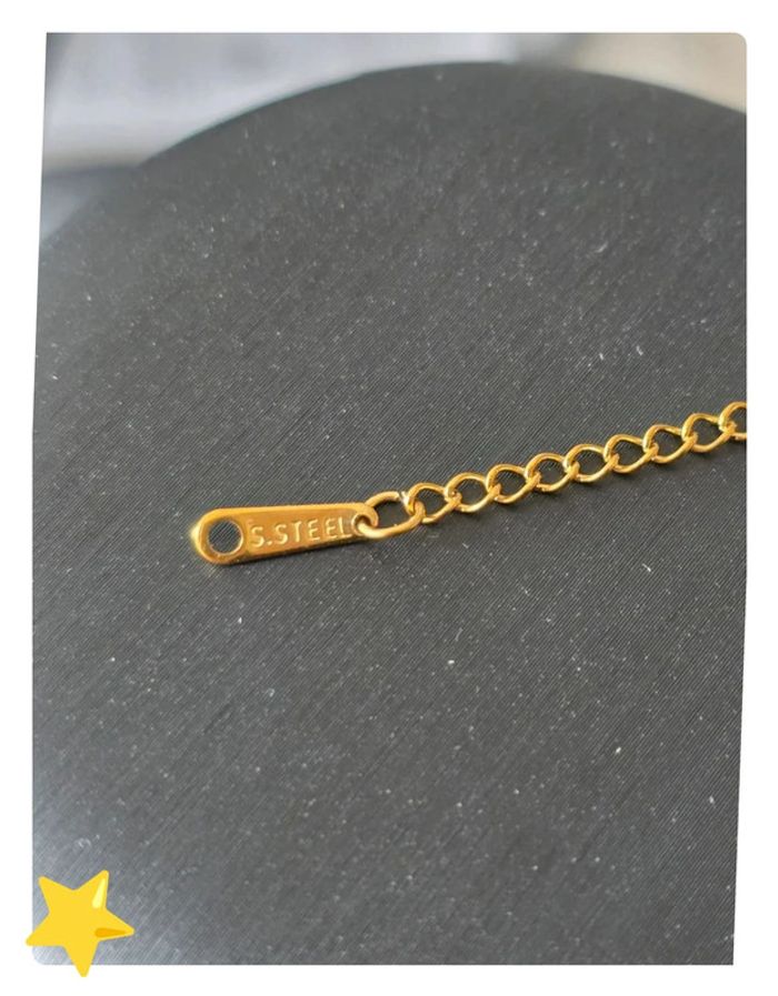 Collier avec pendentif saint Jacques et perle dorée (mobile) - photo numéro 4