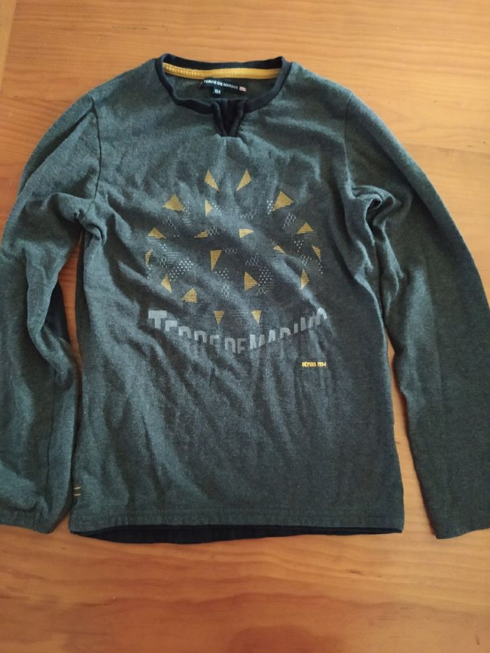 Tee shirt terre de marins 10 ans