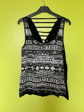 Débardeur Pimkie noir blanc 38