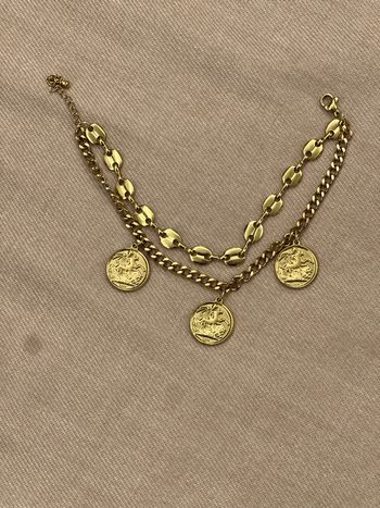 Bracelet femme doré acier inoxydable 