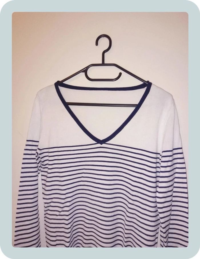 Pull marinière femme 38 - photo numéro 2