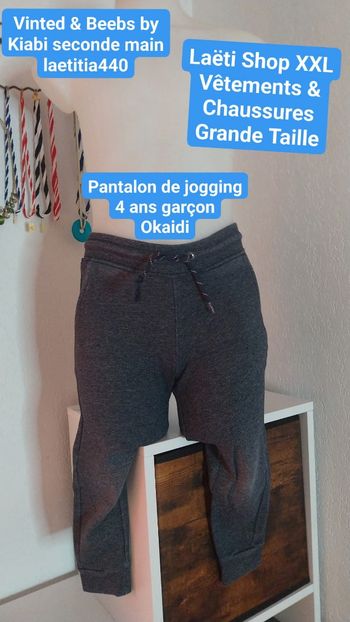Pantalon de jogging 4 ans garçon