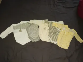 Lot de 5 Bodies Manches longues Filles