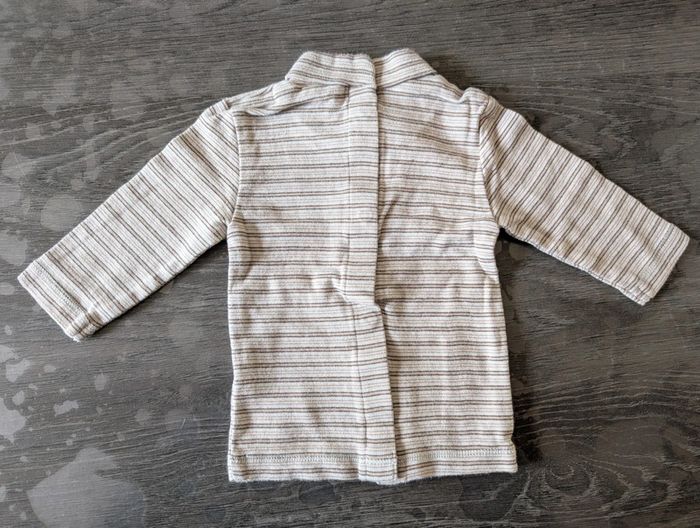 T-shirt manches longues rayé - photo numéro 4