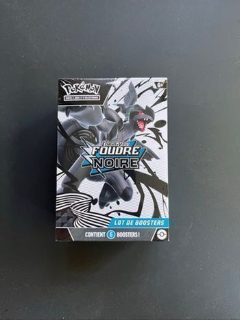 Bundle Pokémon ⚡ Coffret Foudre Noire – 6 Boosters Neuf et Scellé
