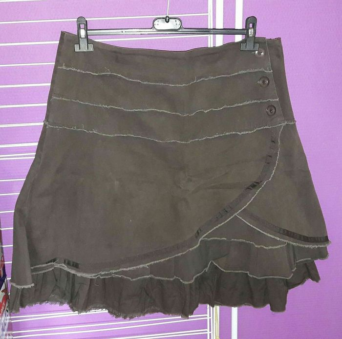 Jupe marron épaisse