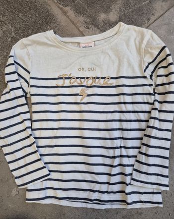 Blouse TAO marinière 4 ans