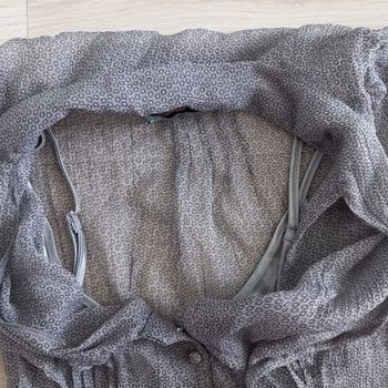 Chemisier avec débardeur gris femme New Look taille 38