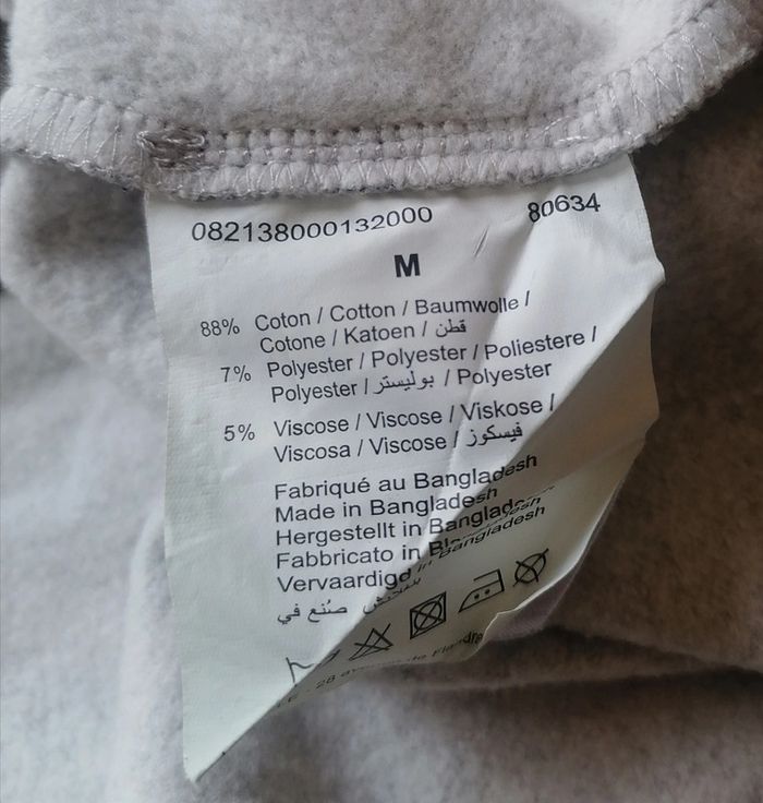 Sweat court gris bleu marine taille M Creeks - photo numéro 9