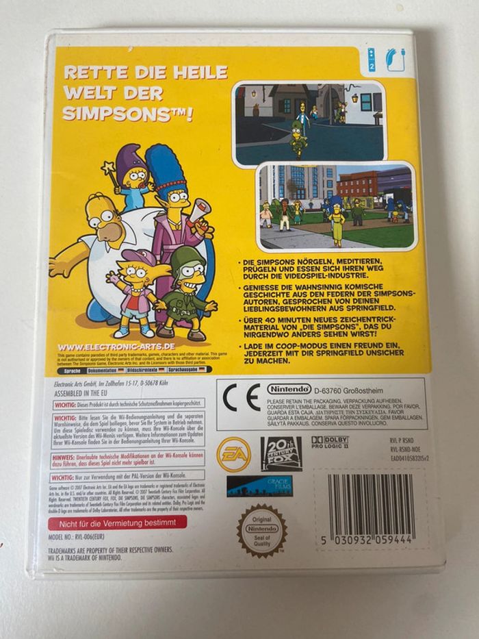 Die simpsons das spiel nintendo wii - photo numéro 4