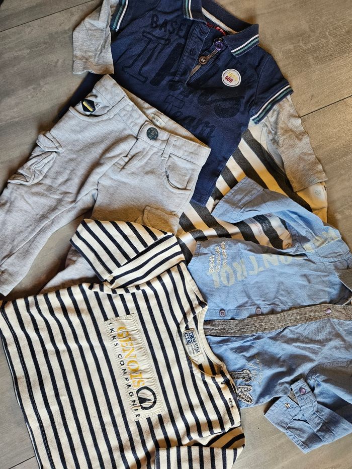 Lot de vêtements ikks taille 12 mois garçon - photo numéro 3