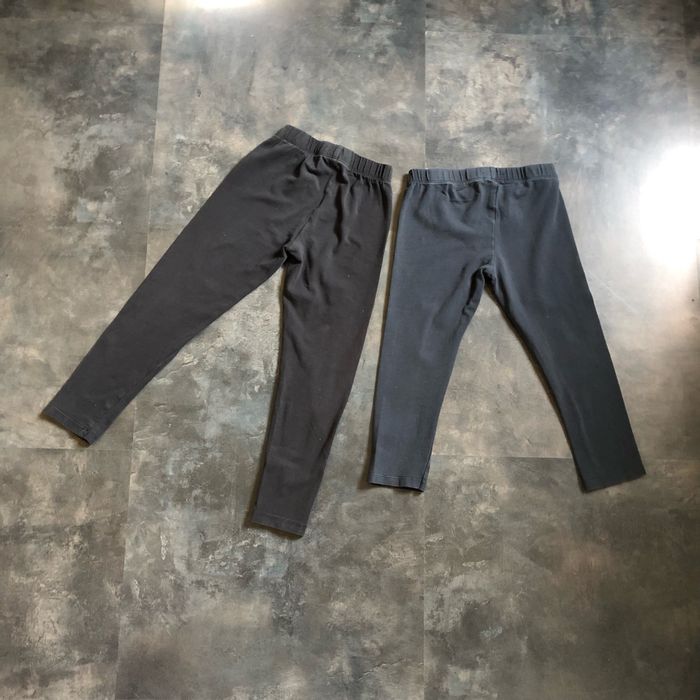 Un lot de 2 leggings 5 ans DPAM et vert baudet - photo numéro 3