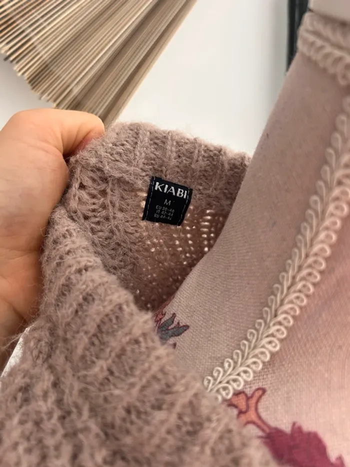 Pull Kiabi beige taille M - photo numéro 3