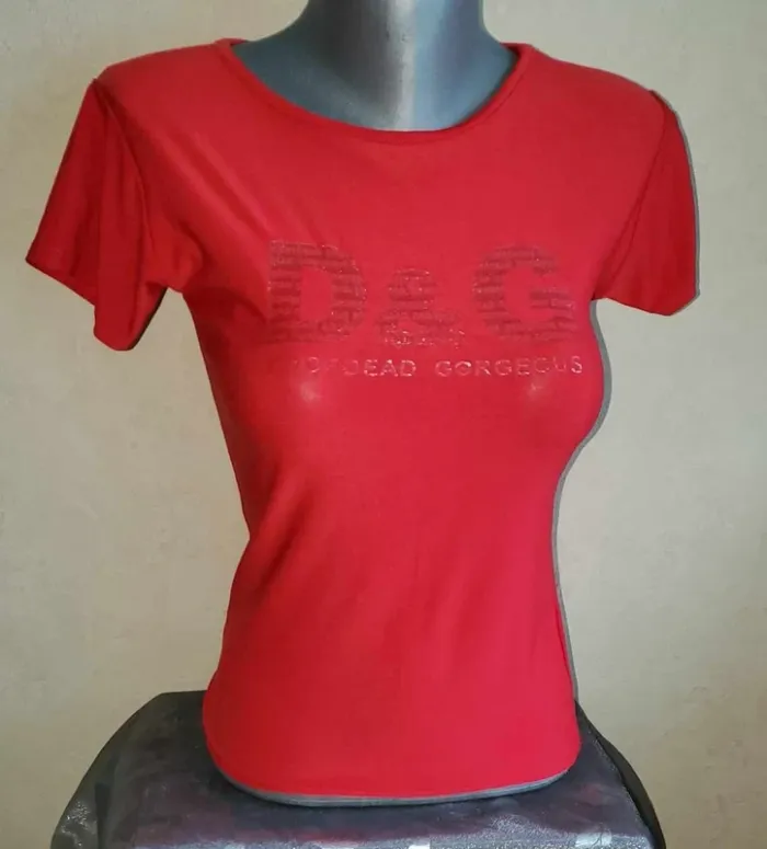 tee shirt rouge femme taille 34 - photo numéro 5