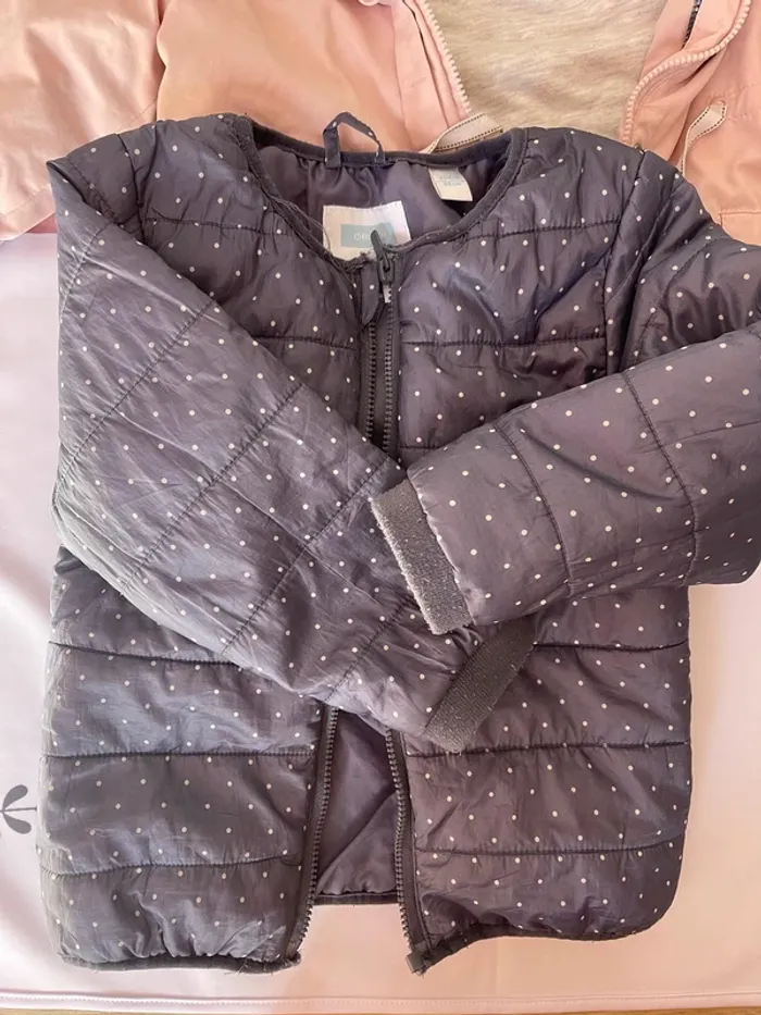 🧥 Manteau 2-en-1 Obaïbi bébé fille – Taille 23 mois / 86 cm - photo numéro 2