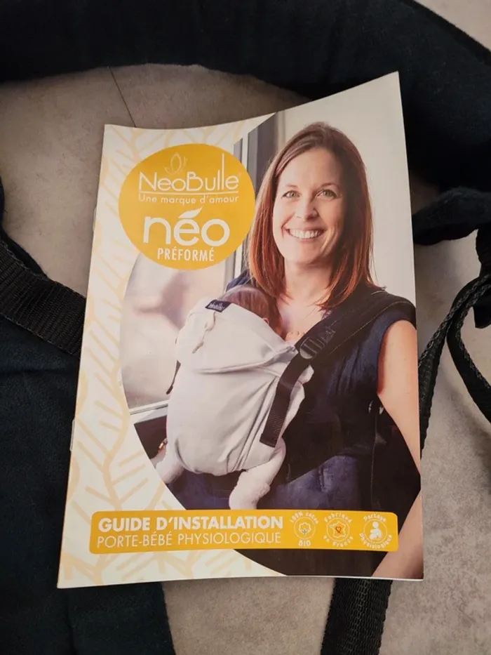 Porte bébé préformé Néo de Neobulle Ébène - photo numéro 4