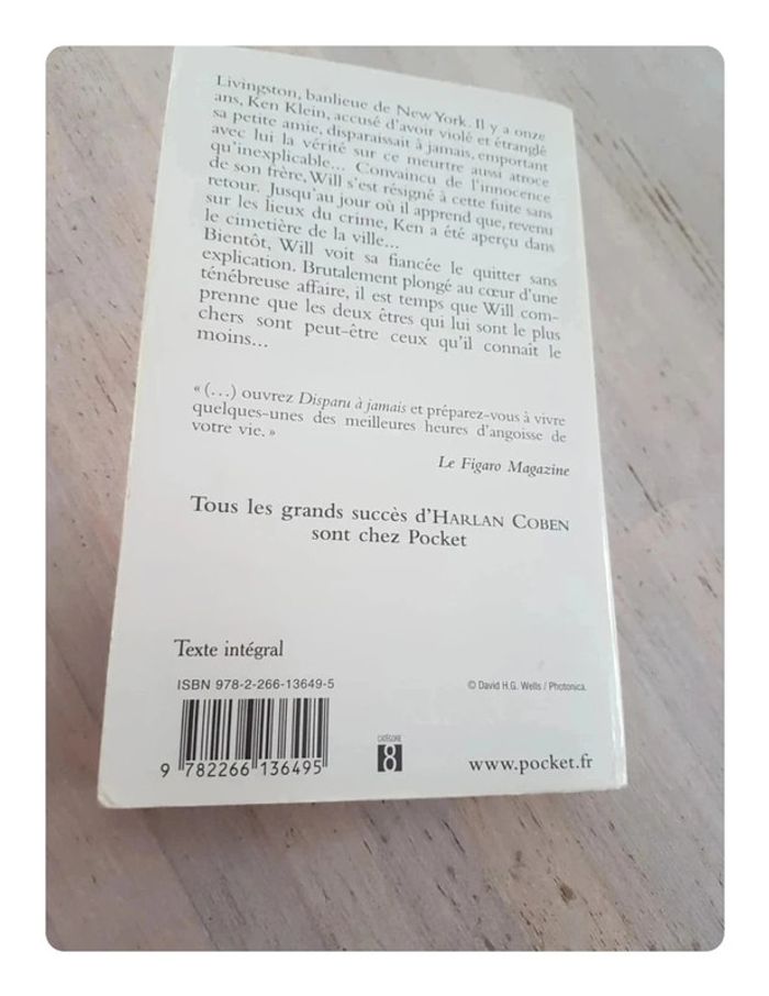 Harlan Coben. Disparu à jamais - photo numéro 3