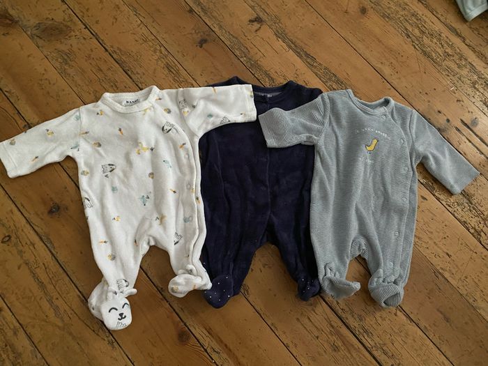 Lot de 10 pyjamas taille naissance - photo numéro 3