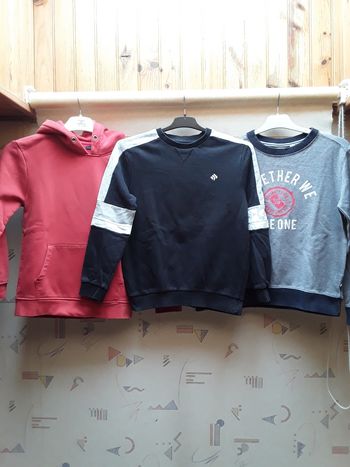Lot de 4 sweat garçon 12ans