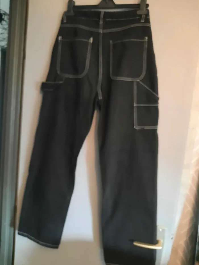 Jean cargo noir xs - photo numéro 2