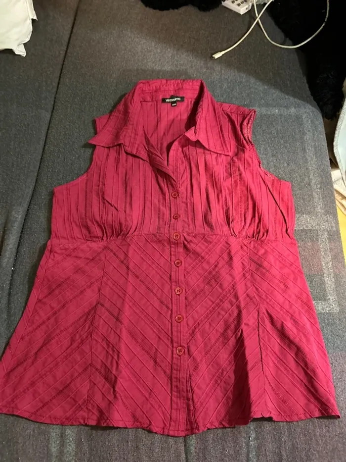 Débardeur chemise
