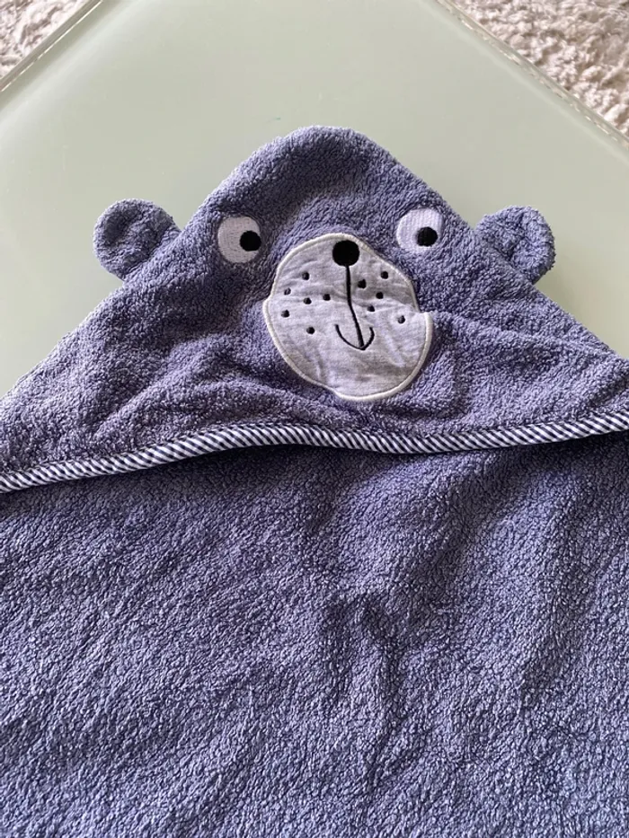 Lot de 3 capes de bain bébé /jeune enfant - photo numéro 5