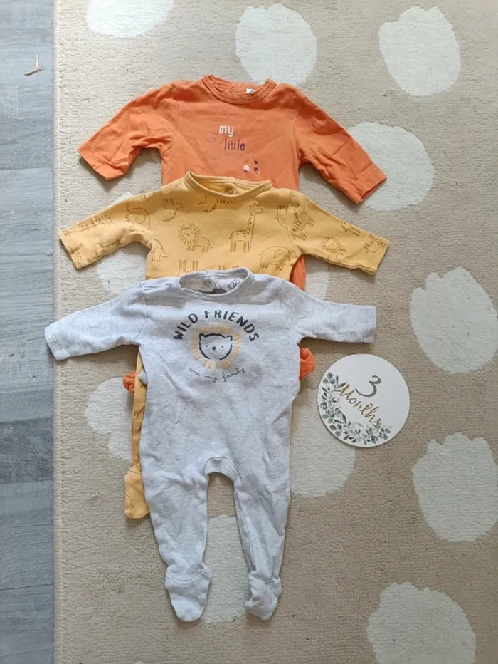 Lot 3 pyjamas - photo numéro 2