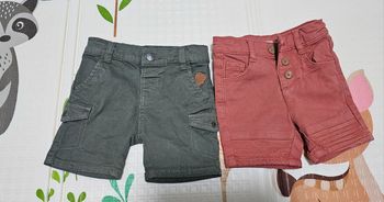 Lot 2 shorts 6 mois