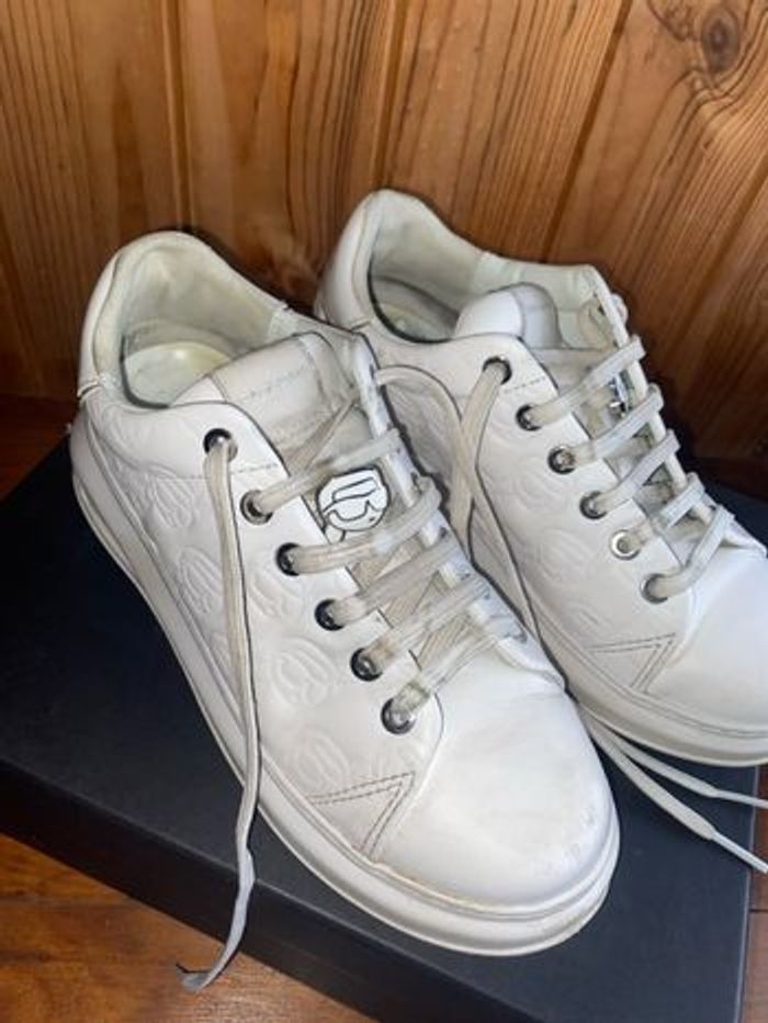 Baskets blanche Karl Lagerfeld - photo numéro 3
