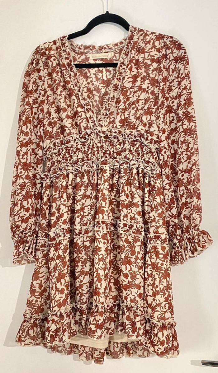 Robe Fleurie Avec Volant Taille S-M - photo numéro 4