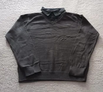 Pull col chemise