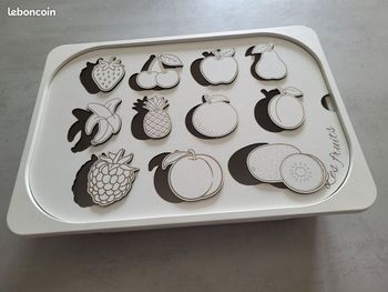grand insert bac trofats 40x30 cm les fruits