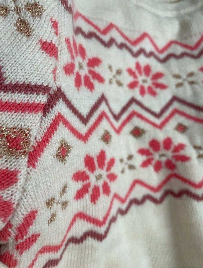 Pull en tricot jacquard doublé velours - Orchestra 4 ans (104cm) - photo numéro 2