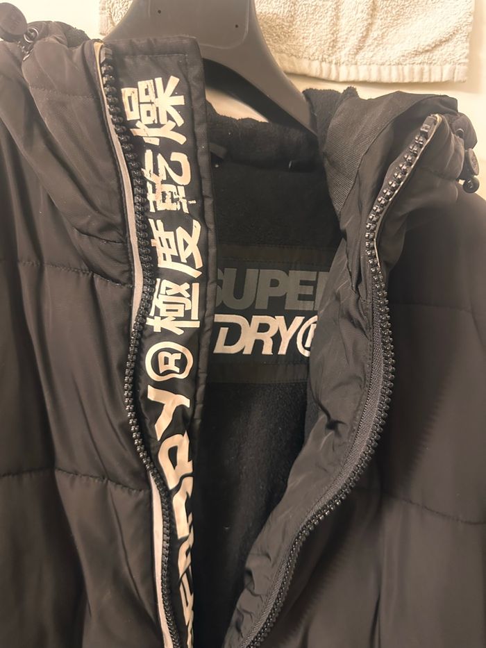 Doudoune SuperDry sérigraphie japonaise - photo numéro 3
