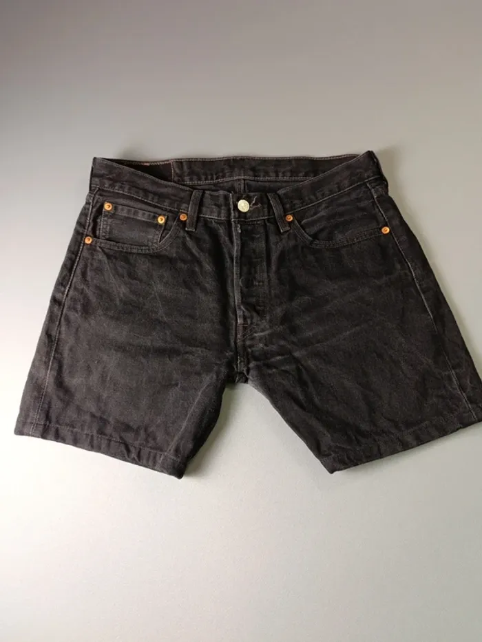 Short jean Levi's 501 Court black - 42 - photo numéro 5