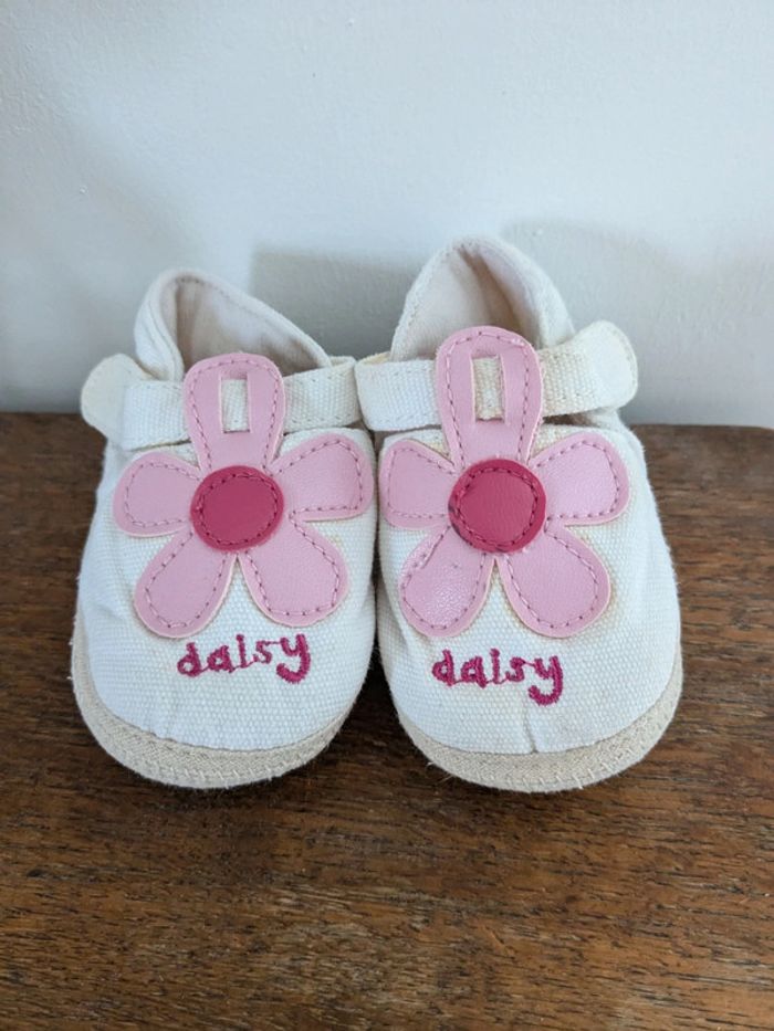 Chaussure bébé fille 6-12 mois fleurs