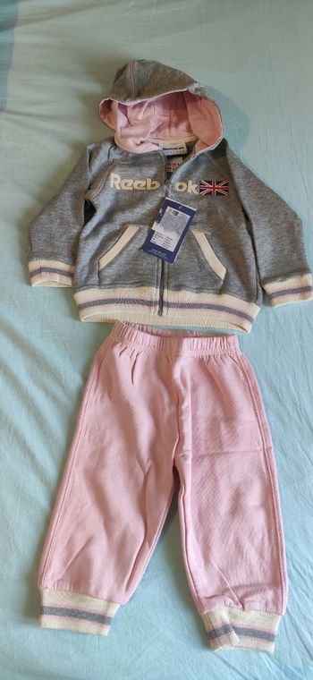 Ensemble jogging bébé fille 12 mois Reebok