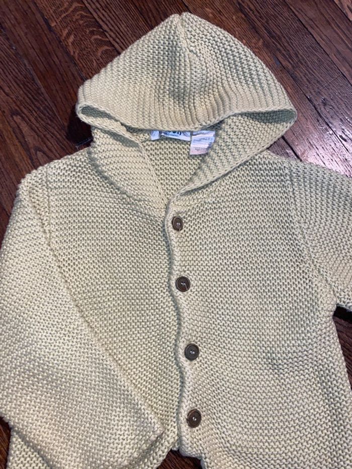 Gilet vert cocoon Maille 18 mois - photo numéro 2