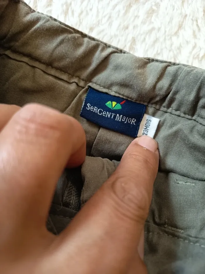 Jupe kaki Sergent Major en 23M + collant offert - photo numéro 4