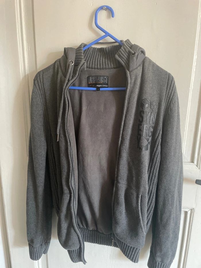 Gilet veste à capuche S