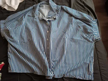 Blouse chemise rayée